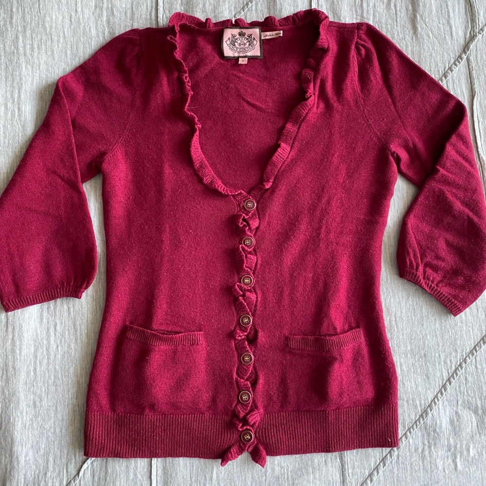 Juicy Couture Cashmere and Wool Cardigan size S